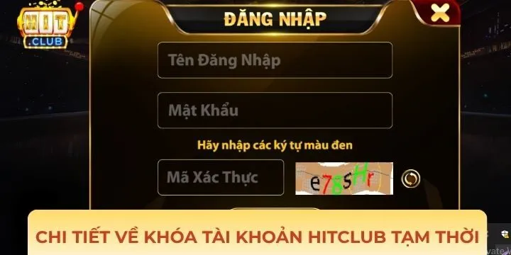 Người chơi muốn khóa tài khoản Hitclub tạm thời để nhận khuyến mãi
