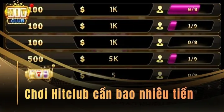 Chơi Hitclub cần bao nhiêu tiền - Hướng dẫn người mới 2026