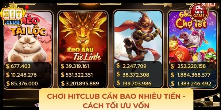 Chơi Hitclub cần bao nhiêu tiền, bật mí mẹo tiết kiệm