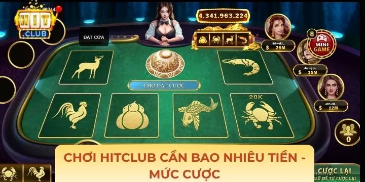 Tìm hiểu chi tiết chơi Hitclub cần bao nhiêu tiền