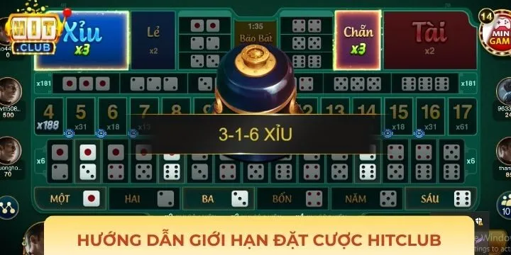 Hướng dẫn cách thiết lập giới hạn đặt cược Hitclub