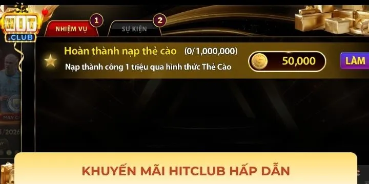 Khuyến mãi Hitclub ngập tràn quà tặng
