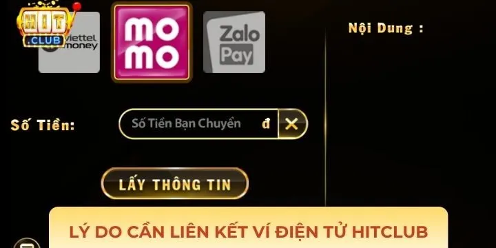 Lý do bạn cần liên kết ví điện tử Hitclub