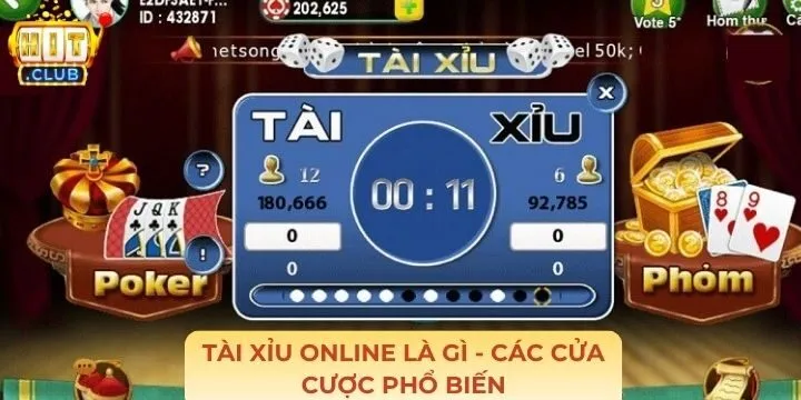 Những cửa cược có mặt trong tài xỉu online là gì?