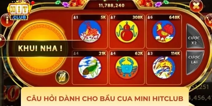 Những câu hỏi liên quan đến bầu cua mini Hitclub