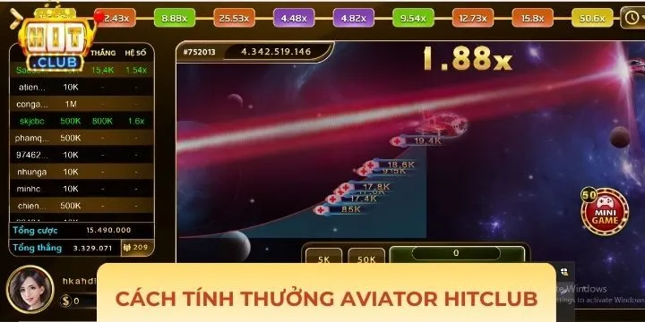 Hướng dẫn cách chơi aviator Hitclub chính xác 