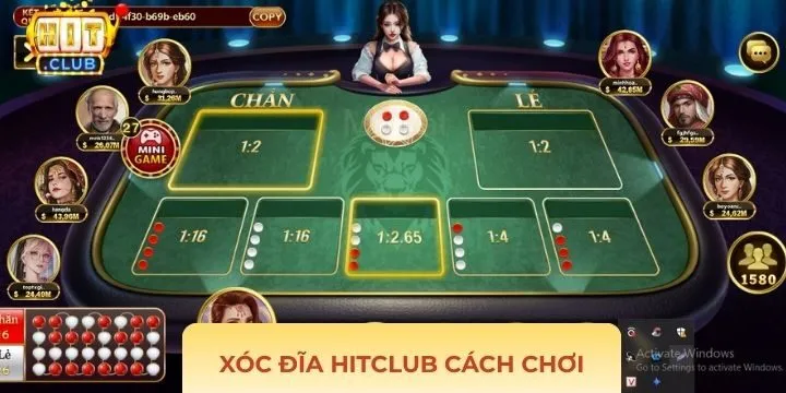 Tham khảo các cửa cược phổ biến trong trò chơi xóc đĩa Hitclub