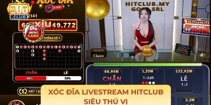 Xóc đĩa livestream Hitclub siêu đơn giản và giúp bạn thắng lớn